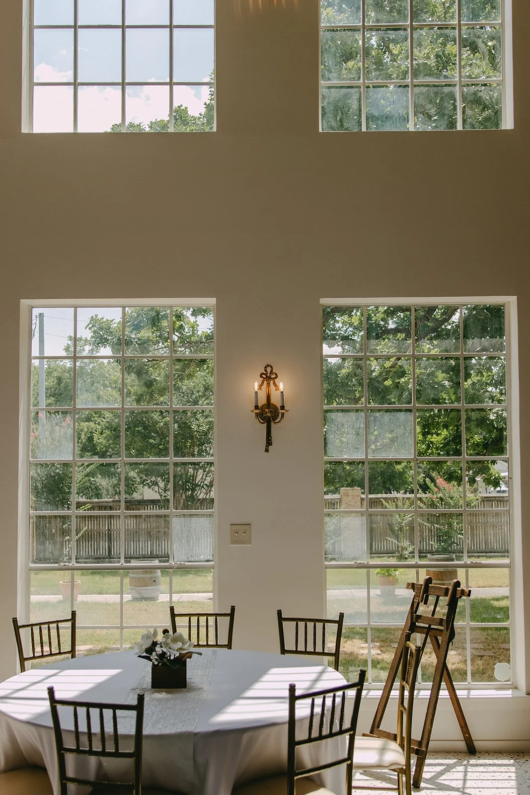 Main ballroom windows