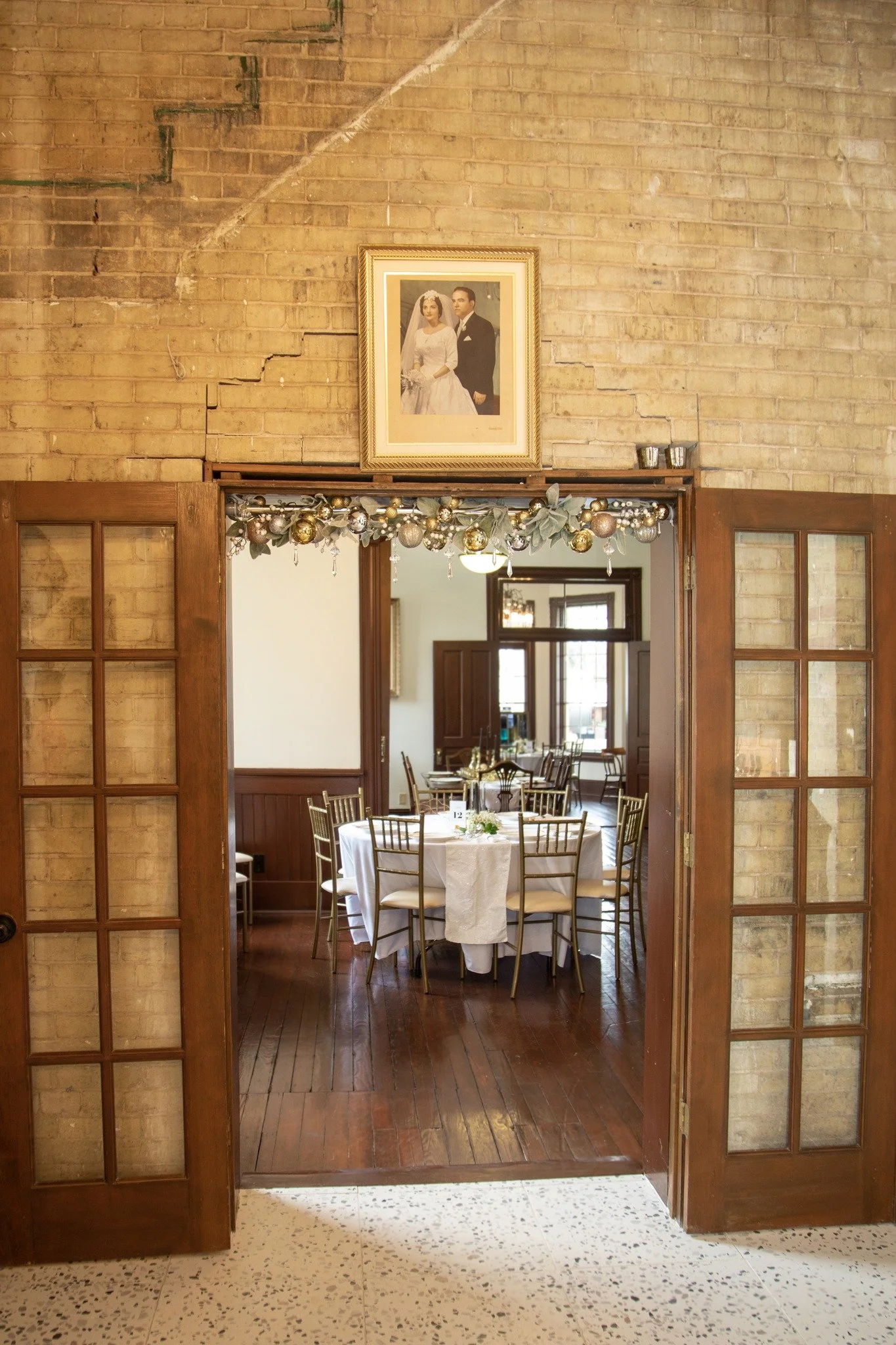 Entrance to the parlours